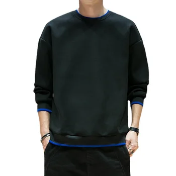 Свитер De Rong 2023, Весенне-осенняя Новая Деловая нижняя рубашка Оверсайз, Повседневная мужская одежда с длинными рукавами