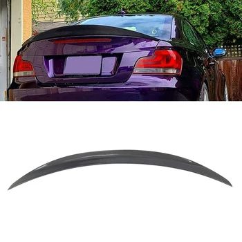 1 шт. Спойлер заднего багажника Автомобиля из настоящего углеродного волокна, заднее крыло Автомобиля BMW 1 Серии Седан E82 P Style 2007-2013