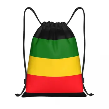 Зеленые, желтые и красные сумки с завязками в виде флага Раста, спортивная сумка, креативный рюкзак, юмористический графический полевой пакет, безопасный