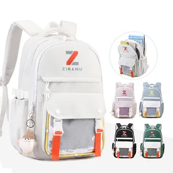 Студенческий школьный ранец, Новый мужской и женский Модный рюкзак Большой емкости 3-9 класса, легкий и удобный