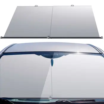Выдвижной солнцезащитный козырек на лобовое стекло, Выдвижной солнцезащитный козырек на лобовое стекло, эффективно блокирующий тепло, солнцезащитный козырек практически для всех автомобилей