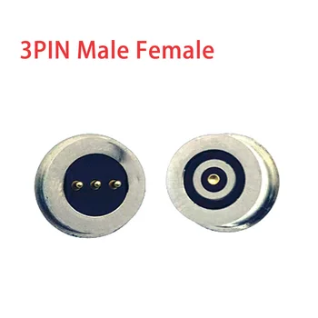 3pin 4pin Магнитный разъем для зарядки, Сильноточная магнитная всасывающая головка, штепсельная вилка постоянного тока, разъем для подключения магнита