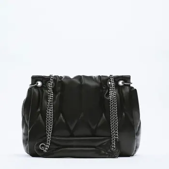 Роскошная Дизайнерская сумка, Женская Высококачественная сумка-мессенджер из Искусственной женской кожи с цепочкой, Женская сумка-мессенджер, Женская сумка-ромб, сумка-ведро