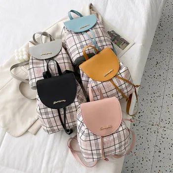 Женский рюкзак из искусственной кожи, маленькая сумка в стиле ретро, сумочка с принтом, кошелек для телефона, Многофункциональный школьный рюкзак для путешествий на открытом воздухе