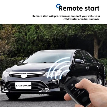 Дистанционный стартер Plug & Play Подходит для автомобилей Toyota Corolla 2013-2018 с газовым двигателем и заводской оригинальной кнопкой запуска автоматической передачи