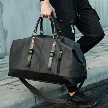 Мужская модная сумка-тоут в стиле ретро 2023 Года, Большая вместительность, багаж на короткие расстояния, Мужская сумка-тоут
