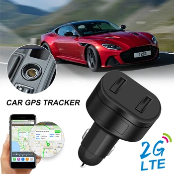 Универсальный автомобильный GPS-трекер, зарядное устройство с двумя USB-выходами, мини-локатор 12V, устройство слежения в режиме реального времени, онлайн-бесплатное приложение для хранения записей