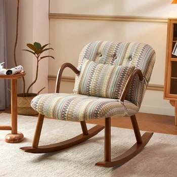 Уличный винтажный диван-кресло с эластичным чехлом, Ленивый диван-качалка, кресло-качалка для гостиной, Артикулос для мебели El Hogar, Гостиная