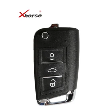 10 шт./лот Xhorse XSMQB1EN Умный дистанционный ключ для VW MQB Filp с 3 кнопками Приближения на английском