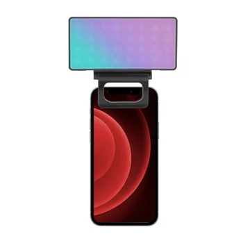 Новый RGB Selfie Light, Клипса для телефона, камера для ноутбука, Светодиодный Видео Офисный Светильник, 6000 К, Зум-лампы, Фотографическое Освещение, Заполняющий Видеоблог