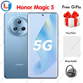 Оригинальный Honor Magic 5 5G Мобильный телефон 6,73 Дюйма 120 Гц OLED-экран Snapdragon 8 Gen 2 MagicOS 7,1 Аккумулятор 5100 мАч Смартфон