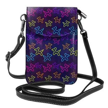 Неоновый воздушный шар для собак, сумка для покупок с животными, женские сумки, подарок, стильный кожаный кошелек