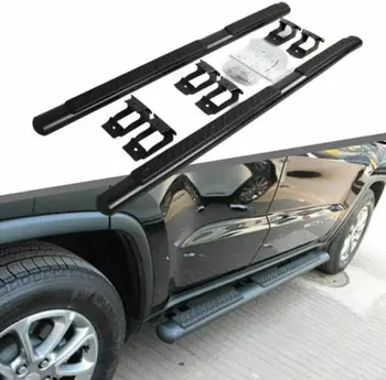 2 шт. боковые ступеньки подножки педаль Nerf Bar черный Подходит для Jeep Grand Cherokee 2011-2021