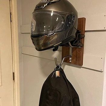 Вешалка для мотоциклетного шлема и крючок для куртки, многофункциональная металлическая настенная вешалка для гостиной, спальни TS2