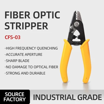 Устройство для снятия оптического волокна Зажимы для волоконно-оптического кабеля с тремя портами CFS-3 FTTH Инструменты для снятия оптического волокна с покрытием