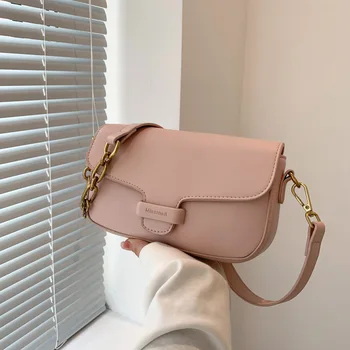 Красивая Сумка Женская Дизайнерская сумка 2023 Новая Простая Модная Портативная Маленькая Квадратная сумка, Нишевая сумка через плечо на одно плечо