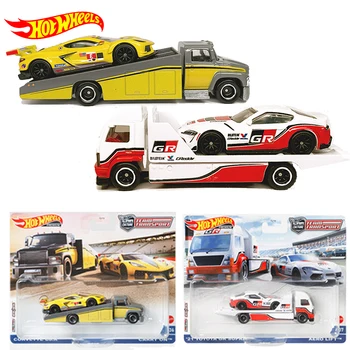 Оригинальный Hot Wheels Premium Car Culture Team Transport, изготовленный под давлением 1/64 Nissan Skyline GTR, игрушки для мальчиков для детей, подарок на день рождения
