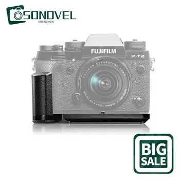 Металлическая Быстроразъемная РУЧКА Для РУЧНОЙ Камеры Batterry Grip MK-XT2G Уменьшает дрожание Штативов Fujifilm X-T2, аксессуаров