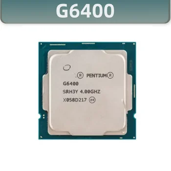 LGA 1200 G6400 с термопастой Celeron CPU компьютерные запчасти DIY