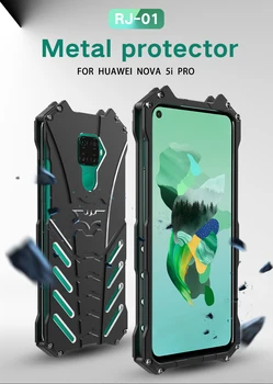 Для Huawei Nova 5i Pro Чехол Алюминиевый Металлический Бампер Рамка Броня Защитный Противоударный Чехол Для телефона Huawei Nova 5i Pro Чехлы