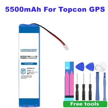 24-030001-01 Аккумулятор для Topcon GPS 7,4 В EGP-0620-1 EGP-0620-1 REV1 Hiper Ga Gb Lite Plus Pro L1 GA GB Hiper-L1 L18650-4TOP