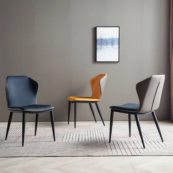 Стул-бабочка, семейный обеденный стул, легкая роскошная мягкая сумка, косметический стул, железный художественный обеденный стол, стул для ресторана Nordic