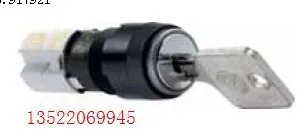 [ZOB] Ключевой переключатель RAFI LUMOTAST 75 16 мм самоблокирующийся круглой формы модель 1.15.108.581/0000 -3 шт./лот