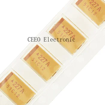20ШТ Оригинальный чип танталовый конденсатор 10V220UF 227A D-type 7343 7,3*4,3 мм