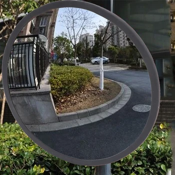 Зеркало безопасности, профессиональное зеркало наблюдения за дорожным движением, Дорожное зеркало, отражающее угол поворота, сферическое вогнуто-выпуклое зеркало