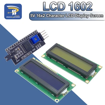 LCD1602 PCF8574T PCF8574 IIC/I2C/Интерфейс 16x2 Символьный ЖК-дисплей Модуль 1602 5 В Синий/Желто-Зеленый Экран Для Arduino DIY