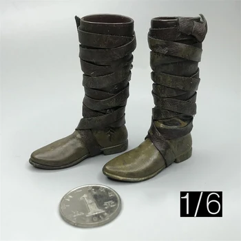 1/6 Солдатские ботинки 3ATOYS, однотонная модель оливково-зеленого цвета для куклы с фигуркой 12 дюймов
