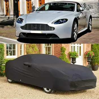 Полное покрытие автомобиля для помещений, защита от пыли и царапин Для Aston Martin DB5 / V8 / V12, Бархатное полное покрытие кузова Автомобиля, защита от пыли