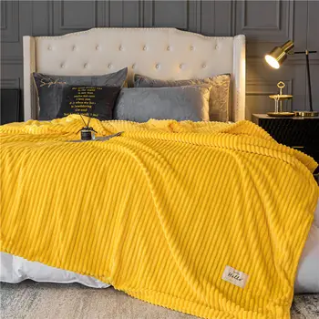 Утолщенное флисовое одеяло, Теплое одеяло для кондиционирования воздуха, постельное белье, Одеяло для обеденного перерыва, Одеяло для отдыха в машине, Супер Мягкая простыня, Стеганое одеяло