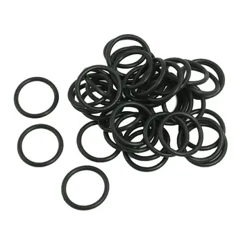 50 x Черное Уплотнительное кольцо из нитриловой резины с Прокладками 18 мм x 23 мм x 2,5 мм