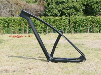 Полностью углеродистый UD матовый MTB Горный велосипед 29ER Велосипеды Велосипедная рама + гарнитура (размер рамы : 15