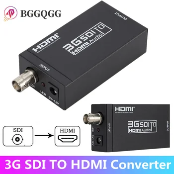 BGGQGG Mini HD 3G SDI-HDMI Конвертер Адаптер Поддерживает отображение сигналов HD-SDI/3G-SDI на дисплее HDMI Бесплатная Доставка