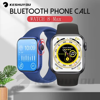Смарт-часы NFC 8 Max С Беспроводной Зарядкой Для Мужчин, Ответ На вызов, Спортивный Трекер, Женский Смарт-часы, Подарок Для Apple Phone PK i8 pro max