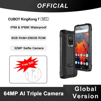 Cubot King Kong 7 IP68 IP69K Водонепроницаемый Прочный Смартфон 8 ГБ + 256 ГБ ПЗУ 6,36 