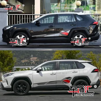 Автомобильные наклейки ДЛЯ Toyota RAV4 2020, внешняя отделка кузова автомобиля, персонализированные спортивные модные наклейки на заказ