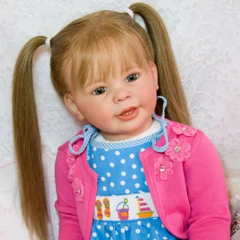 28-дюймовый Комплект Куклы-Реборн Огромная Детская Кукла для Малышей Незаконченные Части Куклы Reborn Katie Kit Прямая Доставка