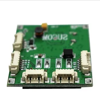 Размер модуля Mini PBCswitch 4 порта Сетевые коммутаторы Печатная плата mini ethernet switch module 10/100 Мбит/с OEM/ODM ethernet-концентратор