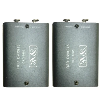 2X 512-канальный USB к DMX DMX512 светодиодный светильник DMX-модуль освещения сцены контроллер освещения сцены мини-декодер