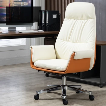Офисное кресло Boss с поручнями, Компьютер для работы с кожей, Роскошное Офисное кресло, Кресло для дома, Офисная мебель QF50OC