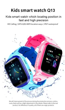 Новые детские телефонные часы Q13, водонепроницаемые интеллектуальные часы спутникового позиционирования GPS, фотографируемые водонепроницаемые часы для детей и студентов