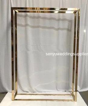 3 шт.) Новые свадебные цветочные арки Золотая металлическая арка для украшения центральных частей стола senyu2157
