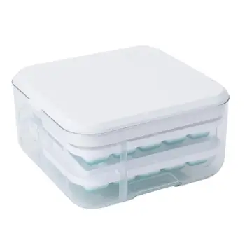 Отделение для приготовления кубиков льда Прессованный Низкотемпературный Морозостойкий Ящик для хранения льда с крышкой Бытовые принадлежности