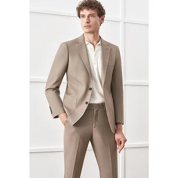 5843-2023 новый деловой мужской маленький пиджак, мужские тонкие повседневные трендовые костюмы