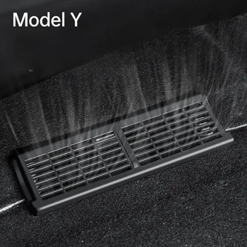 Автомобильная крышка Воздуховода для модели 3 2017-2022 Вентиляционное отверстие под сиденьем, Антиблокирующая Пылезащитная Крышка, Аксессуары для Модификации интерьера по модели