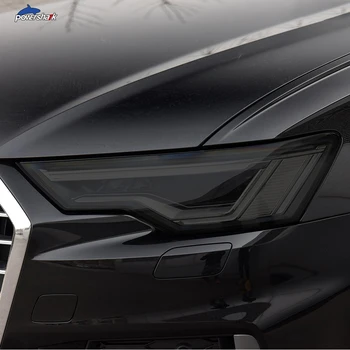Автомобильная Фара С Оттенком Черной Защитной Пленки, Прозрачная Наклейка Из ТПУ Для Audi A3 S3 RS3 A4 A6 A7 S6 Q3 Q5 Q7, Аксессуары