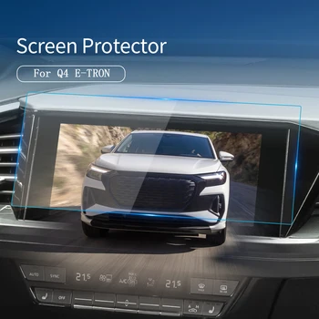 Автомобильные Наклейки, протектор экрана для дисплея навигатора Audi Q4 2023, защитная пленка из закаленного стекла, Автомобильные аксессуары для транспортных средств